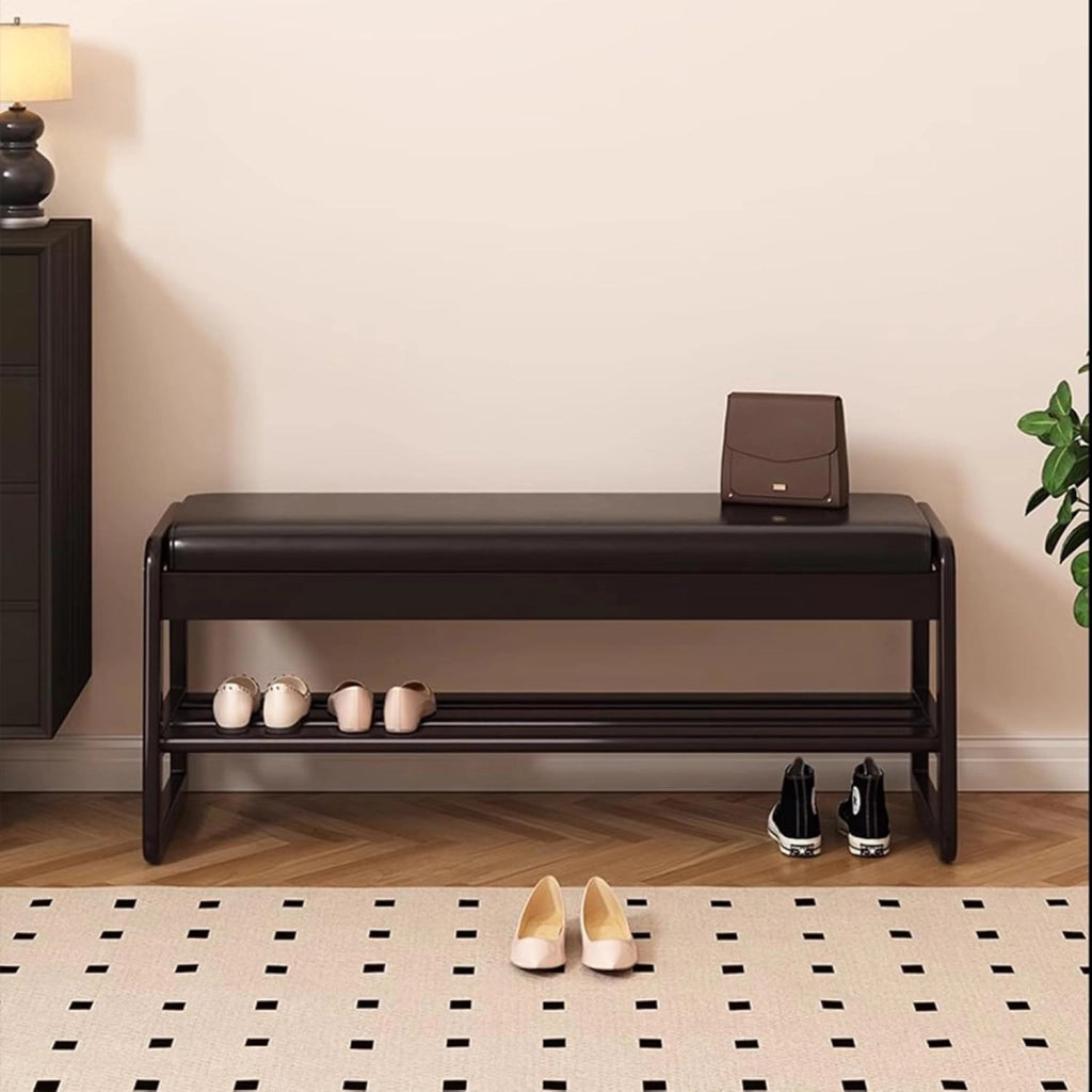 scarpiera Scarpiera in Legno Panca Organizzatore per riporre Scarpe con Sedile - Panca Ideale per Ingresso Corridoio per Piccoli Appartamenti, Dimensioni 80 x 34 x 42 cm