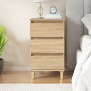 Comodino-Tavolino da notte Rovere Sonoma 40x35x70 cm in Legno Multistrato 608380