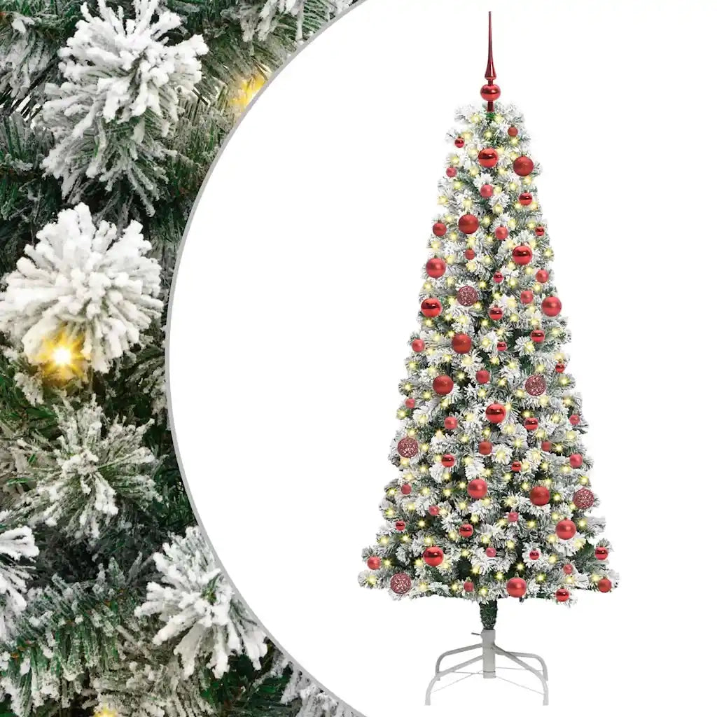 Albero di Natale Artificiale con Rami Pieghevoli 180 cm 3395595