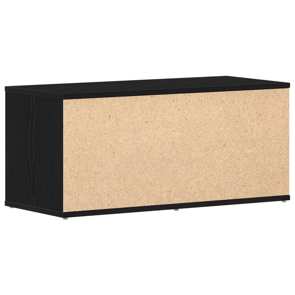 Mobile TV  in rovere artisanale 80x34x35,5 cm in legno ingegnerizzato