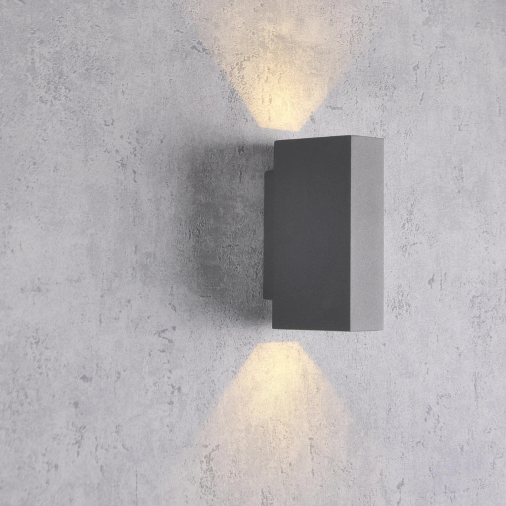 Applique esterna LED su/giù grafite 4000K Orlean Polux