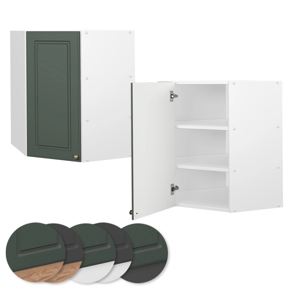 Vicco Mobile angolare da cucina Verde-oro Country House 57 cm