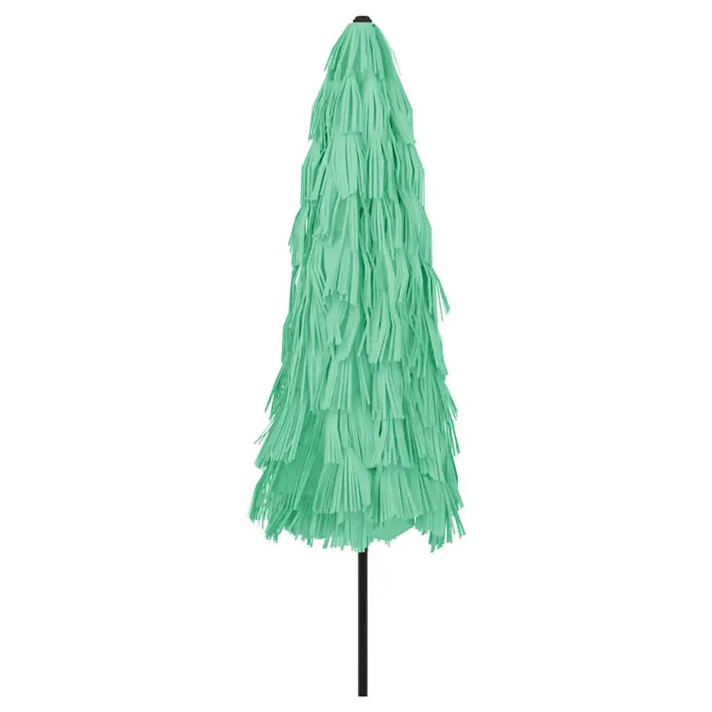 Ombrellone Giardino-Ombrello da Balcone con Palo in Acciaio Verde 324x324x247 cm