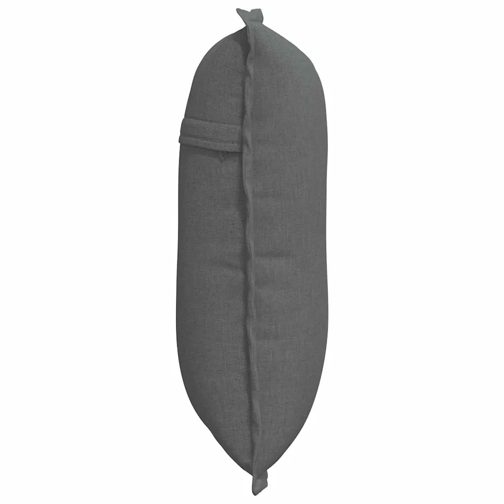 Cuscino per Schiena Grigio scuro 50 x 19 x 45 cm Tessuto 42014616