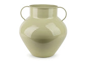 Vaso in metallo MONDEX ROGER 18,5x31x34 cm verde salvia 1 pz