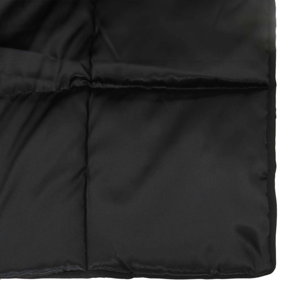 Duvet Invernale Nero 220 x 260 cm Satin e Micropile 42025858