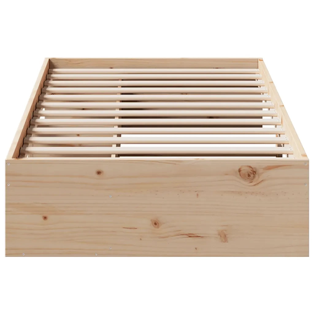 Dormeuse senza Materasso 100x200 cm in Legno Massello di Pino 859238