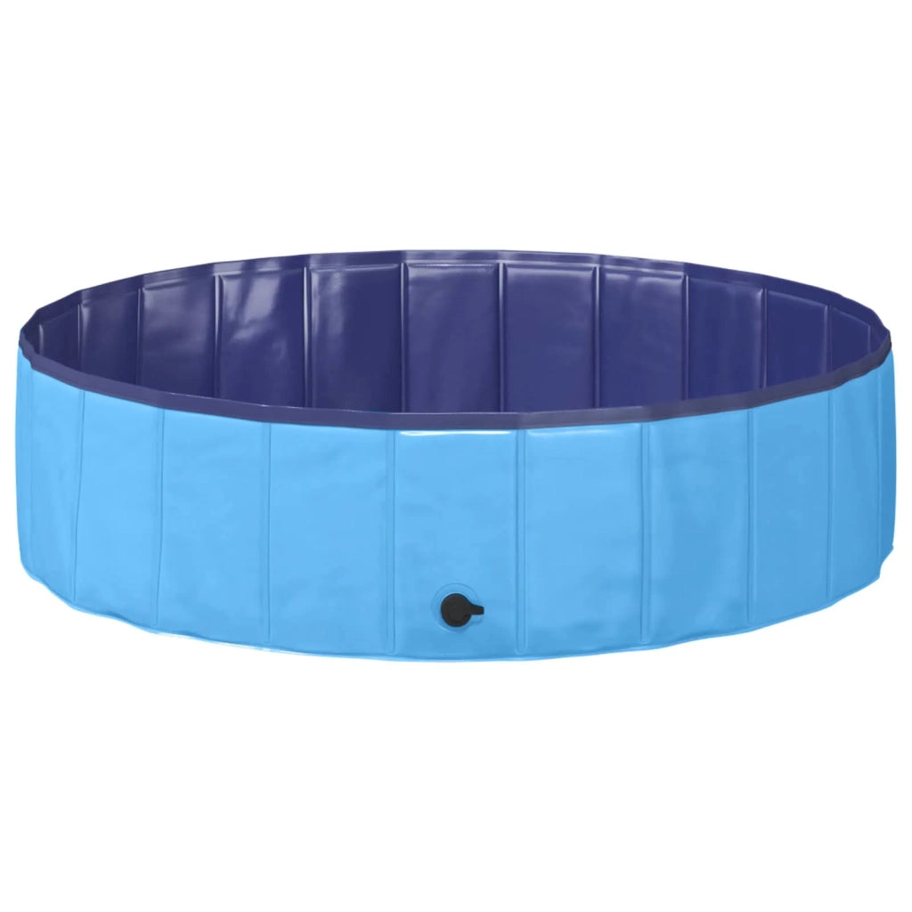 Piscina Pieghevole per Cani Blu 120 x 120 x 30 cm PVC 3416321