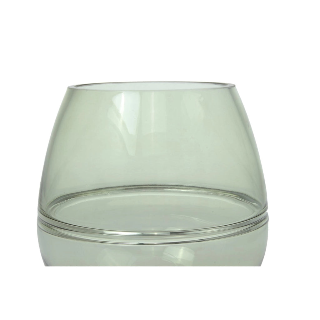 Vaso decorativo Sidney 500 in vetro soffiato verde