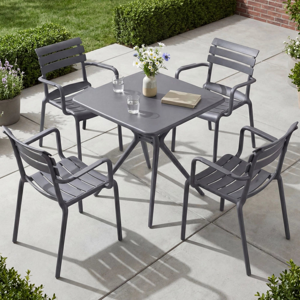 Gartenmцbel-Set Avena mit 4 Stьhlen