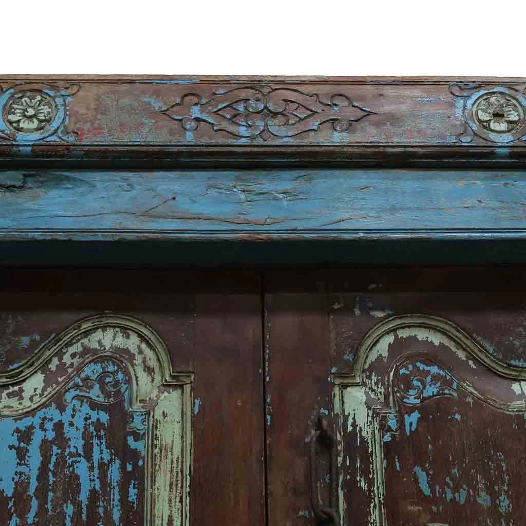 Porta in legno marrone 142x27x218h cm