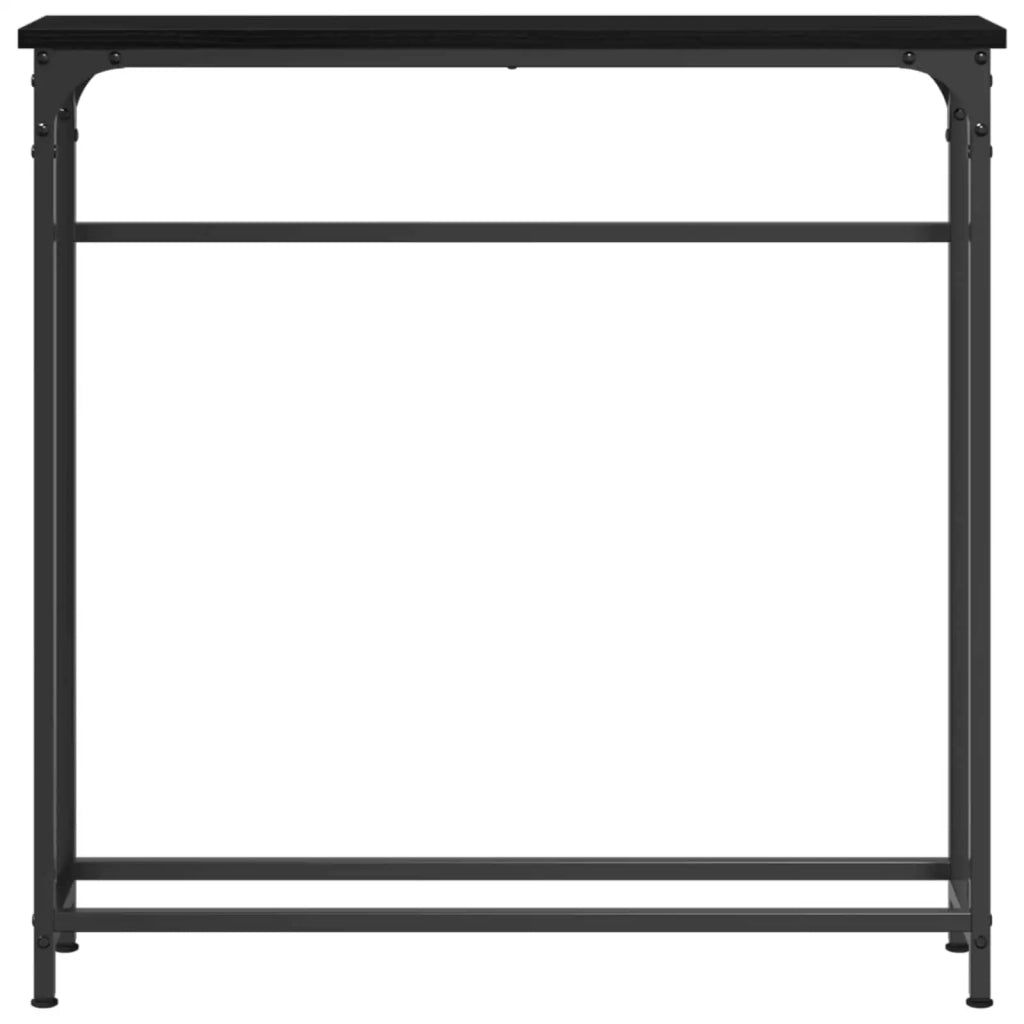 Tavolo consolle Rovere Nero 75 x 19,5 x 75 cm 863505