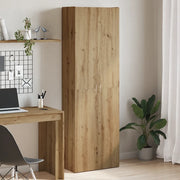 Credenza-Buffet-Armadio da cucina Rovere Artigianale 60x32x190 cm in Truciolato