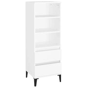 Buffet credenza cassettiera mobiletto mobile contenitore organizer cucina soggiorno salotto alto 40 x 36 x 110 cm legno ingegnerizzato bianco 02_0032443