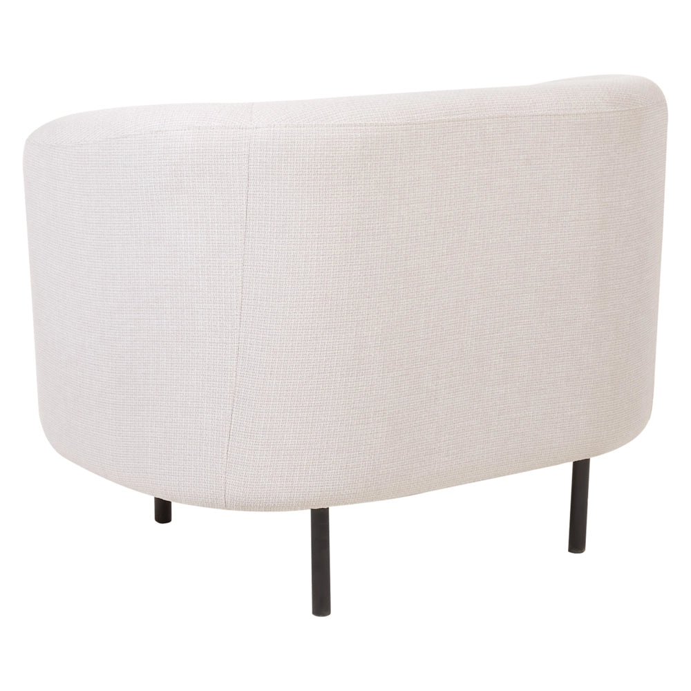 Set divano e poltrona in poliestere beige e nero con gambe dorate stile glamour retrò soggiorno