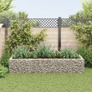 Gabbione Letto Rialzato da Giardino in Acciaio 270x90x50 cm 142556