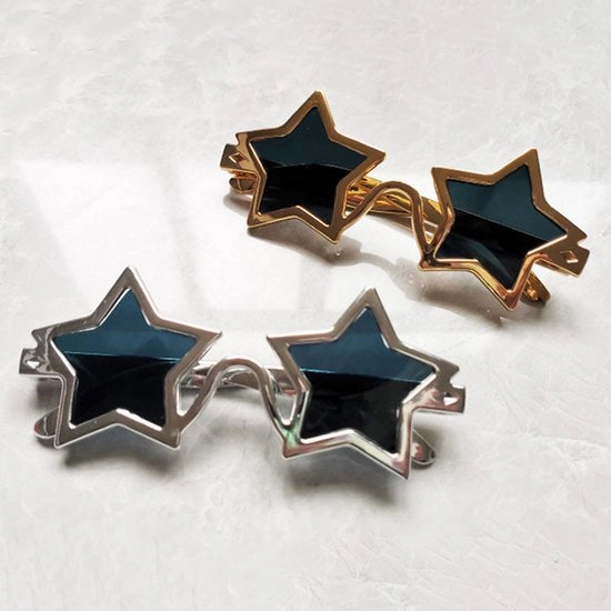 Due paia di occhiali stellari – occhiali a pentagramma per feste di laurea, gala e feste scolastiche – accessori fotografici trendy per donne, ragazze e ragazzi
