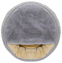 AIO FACTORY Letto per cani FLUFFY 50 cm personalizzabile grigio chiaro impermeabile