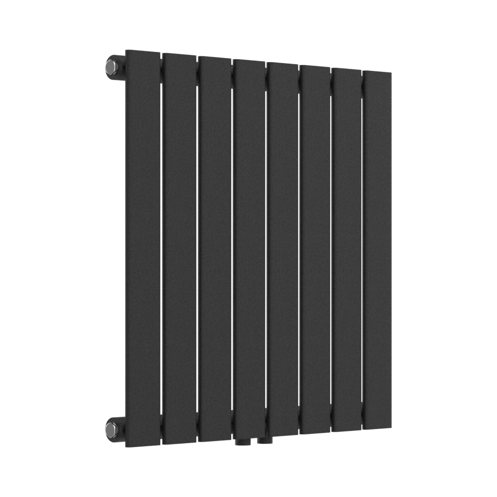 Radiatore a pannello piatto 459 watt acciaio 60 x 60 cm nero 03_0010449