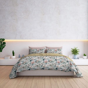 Copripiumino Matrimoniale con Federe Stampato in Microfibra Denny