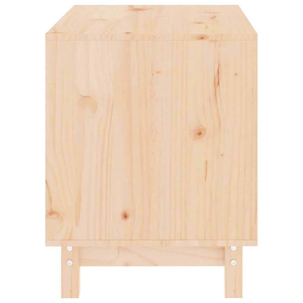 Cuccia per cani 60 x 45 x 57 cm in legno massello di pino marrone 02_0043449