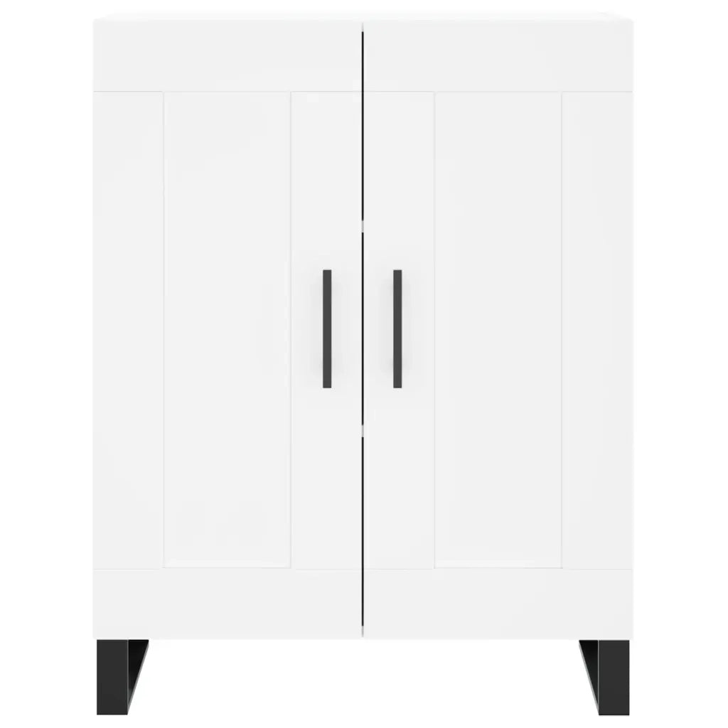 Credenza | Madia | Buffet da pranzo | Armadio da pranzo Bianca 69,5x34x180 cm in Legno Multistrato