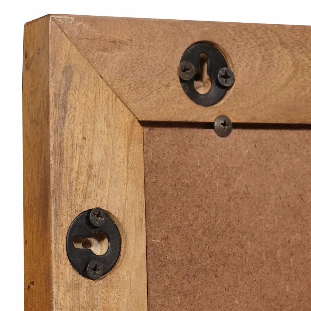 Specchio da bagno-Specchio decorativo Marrone Chiaro 70 x 50 x 2,5 cm