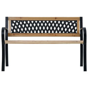 Panchina da Giardino 120 cm in Legno 47944