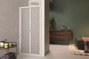 Box Porta Doccia in Acrilico - 1 lato, Apertura Saloon Interno/Esterno - Misura: 95 x h185 (AdattabilitÃ  93-98cm)
