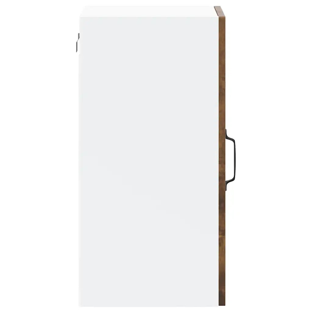 Pensile da Cucina con Porta in Vetro Lucca Rovere Fumo 853772