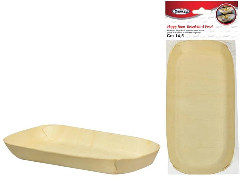 MAURY'S HAPPY HOUR VASSOIETTO 14,5CM BAMBOO 4PZ