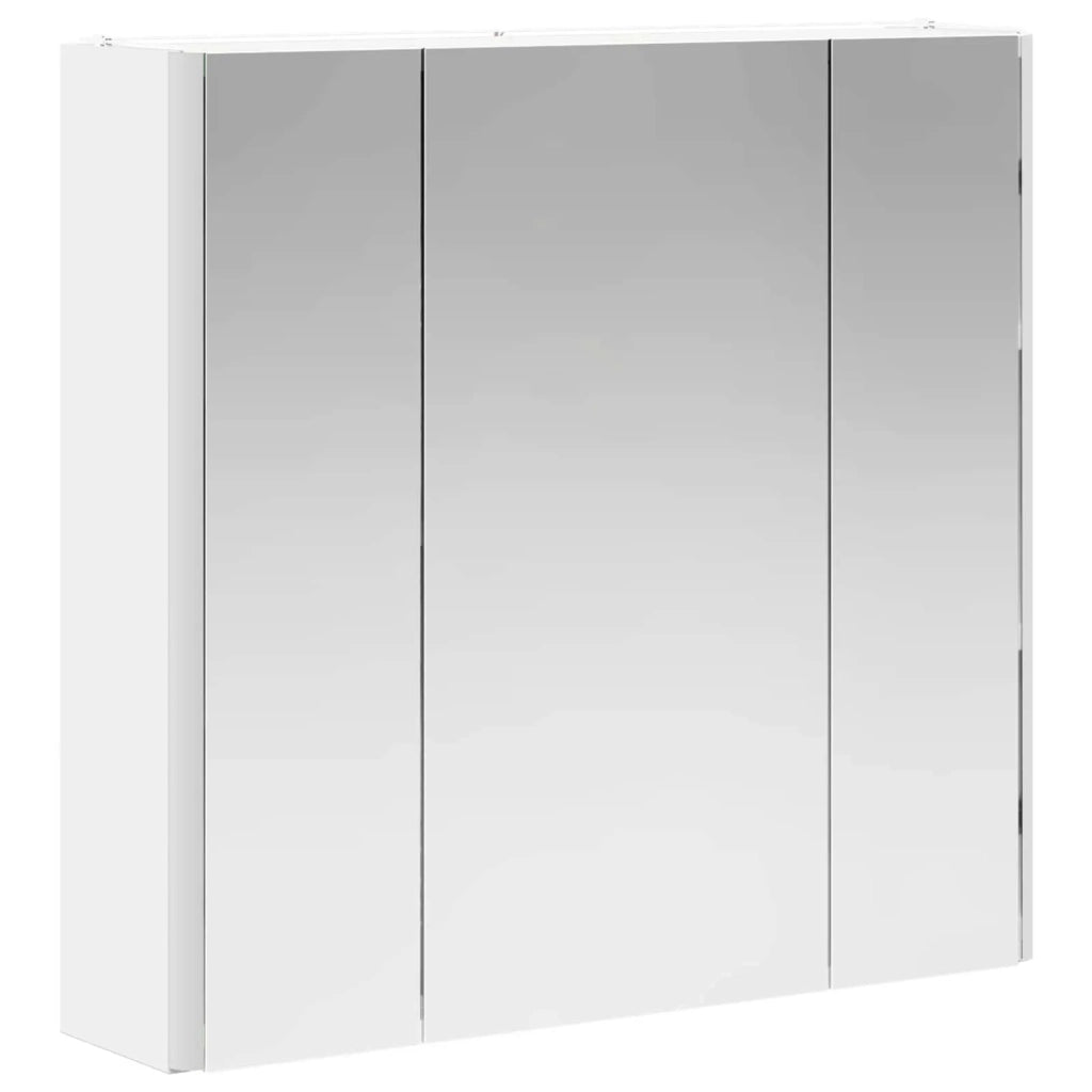 Mobiletto per specchio da bagno Bianco 63,5 x 15,5 x 60,5 cm