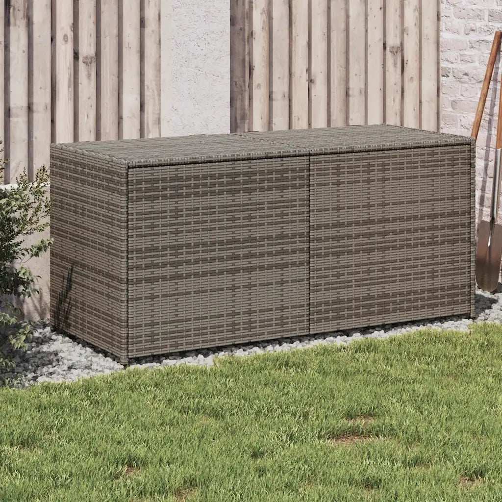 Contenitore da Giardino Grigio 283L in Polyrattan CFW9104943
