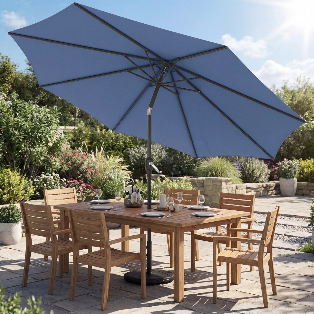 Ombrellone da giardino ?295 cm ¨C zephmum ¨C Blu