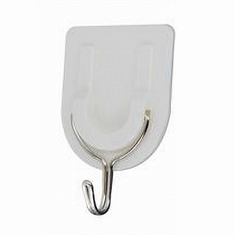 Trade Shop - Gancio Attaccapanni Adesivo 1 Pz Da Parete Per Legno Porte Fashion Hook 59668 -