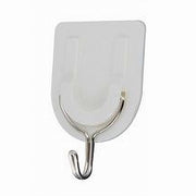 Trade Shop - Gancio Attaccapanni Adesivo 1 Pz Da Parete Per Legno Porte Fashion Hook 59668 -