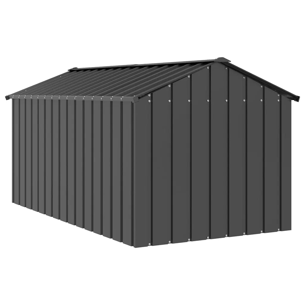 Casetta per Cani con Tetto 114x202x101 cm Acciaio Zincato 4100921