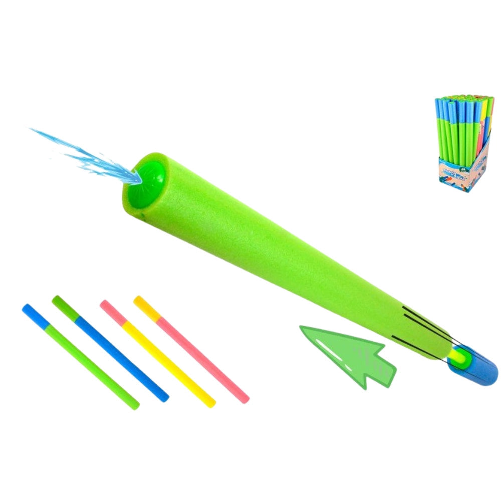Trade Shop - Pistola Acqua Foam 60 Cm Maxi Spara Acqua Potente Gioco Estivo Mare Piscina -