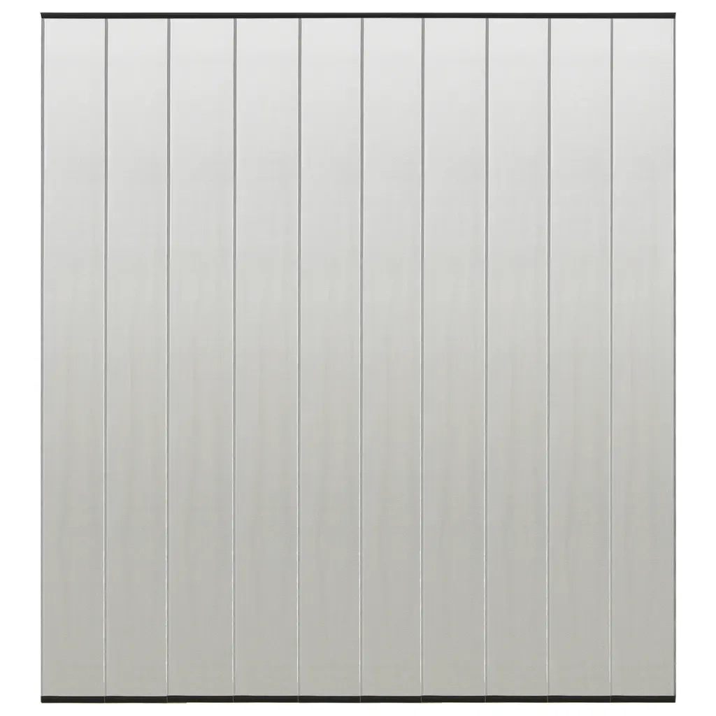 Zanzariera per Porta con 10 Sezioni a Rete Nera 240x240 cm cod mxl 61720