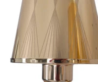 Lampada Da Muro Glam Flame Doppia Cm 32X18X30