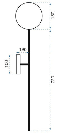 Lampada Gold 90 Cm APP582-1W