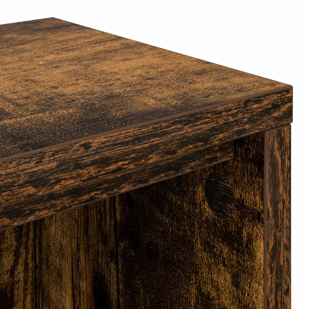 Scrivania studio Rovere Fumo 130 x 36 x 19,5 cm 8006704