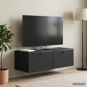Mobile Porta TV da Muro 98 x 41 x 30 cm Nero 899206