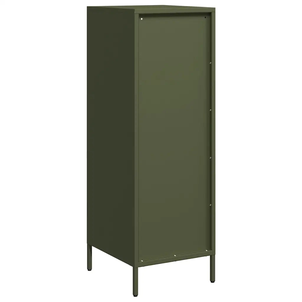 Credenza Verde Oliva 39x35x103,5 cm in Acciaio 851404