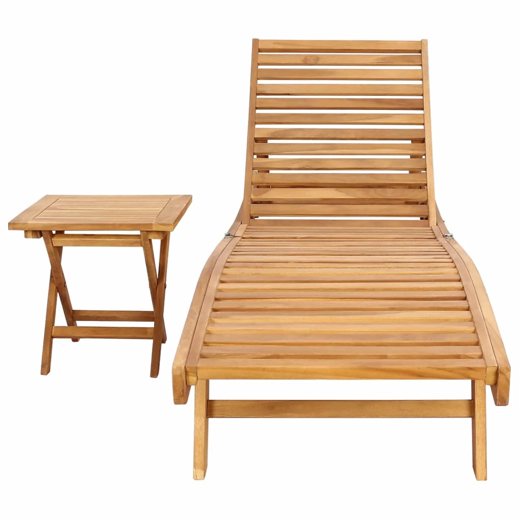 2 pz Lettino Prendisole | Sdraio da giardino | Lettino da sole Marrone Legno di teak solido