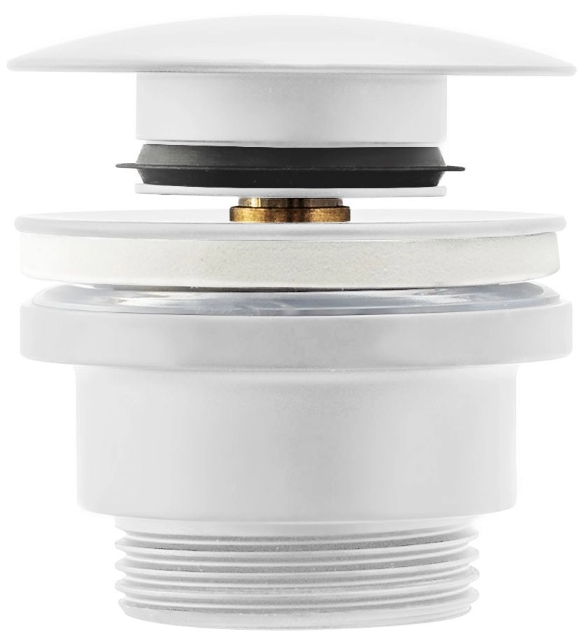 Tappo Per Lavabo Universale Klik-klak Rea White Mat
