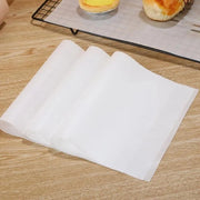 Papier da forno - 50 pezzi di carta da forno per arrosti, barbecue e biscotti - Imprimito e sicuro per l'alimentazione - 28x38 cm