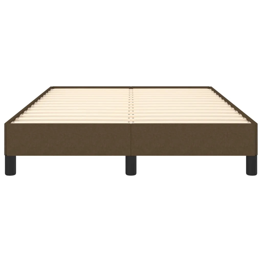 Giroletto senza Materasso Marrone Scuro 120x200 cm Tessuto 346707