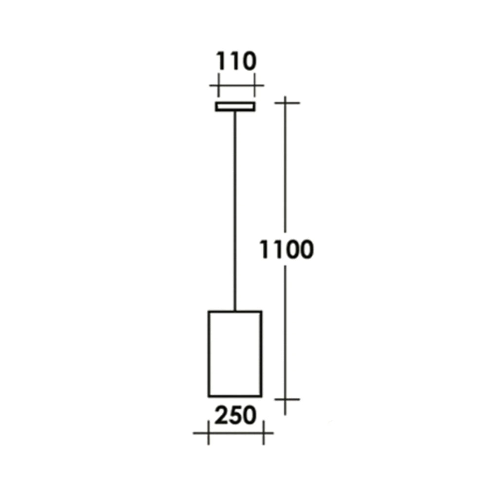 Sospensione Esterno Classica Tatum Alluminio Nero Rame 1 Luce E27 Ip44
