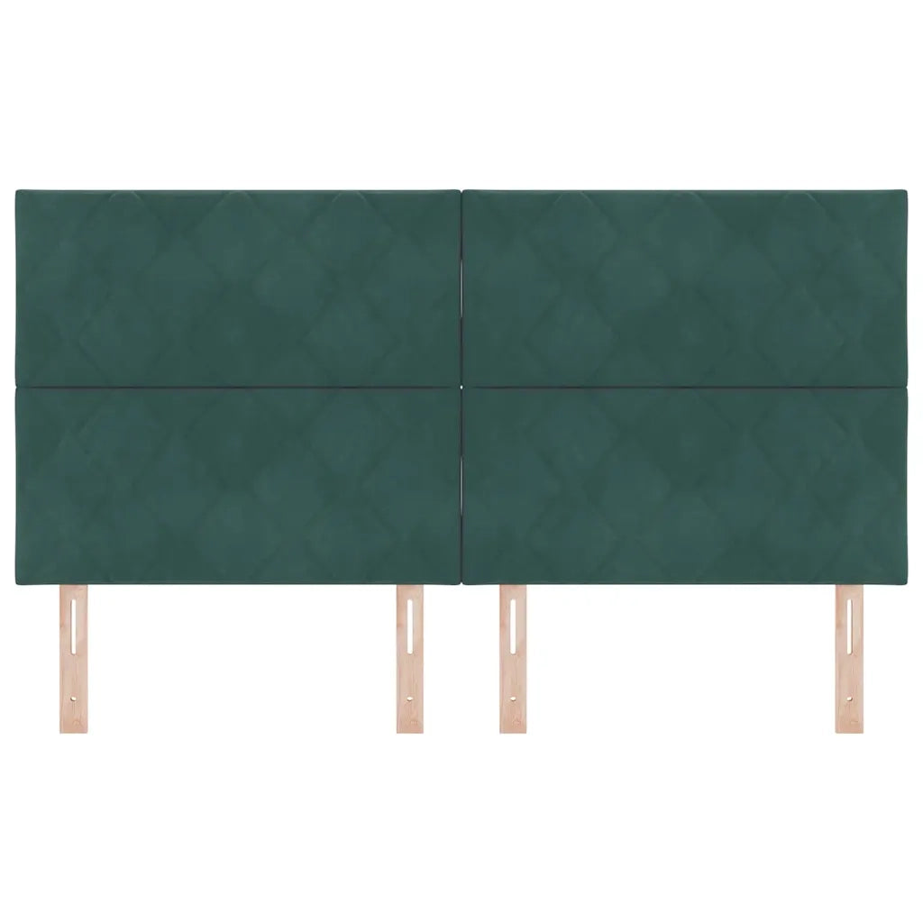 Testiera LED Verde Scuro 180 cm Velluto 3338550